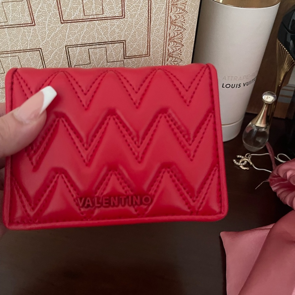 Valentino by Mario bifold quilted leather wallet